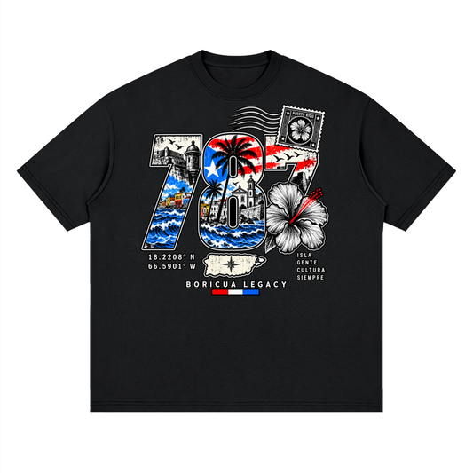 787 Tee – Boricua Legacy Puerto Rican apparel product photo