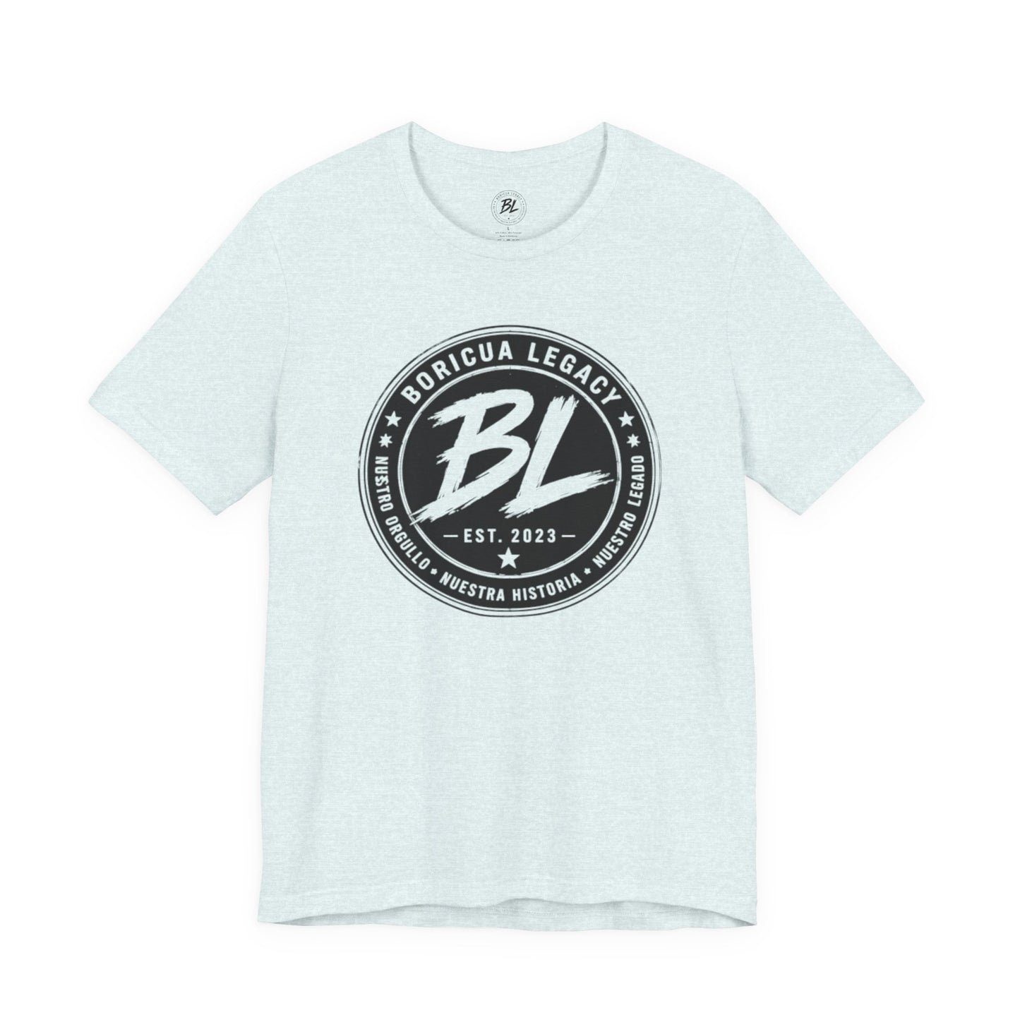 El Clásico — Boricua Legacy B&W Logo Tee