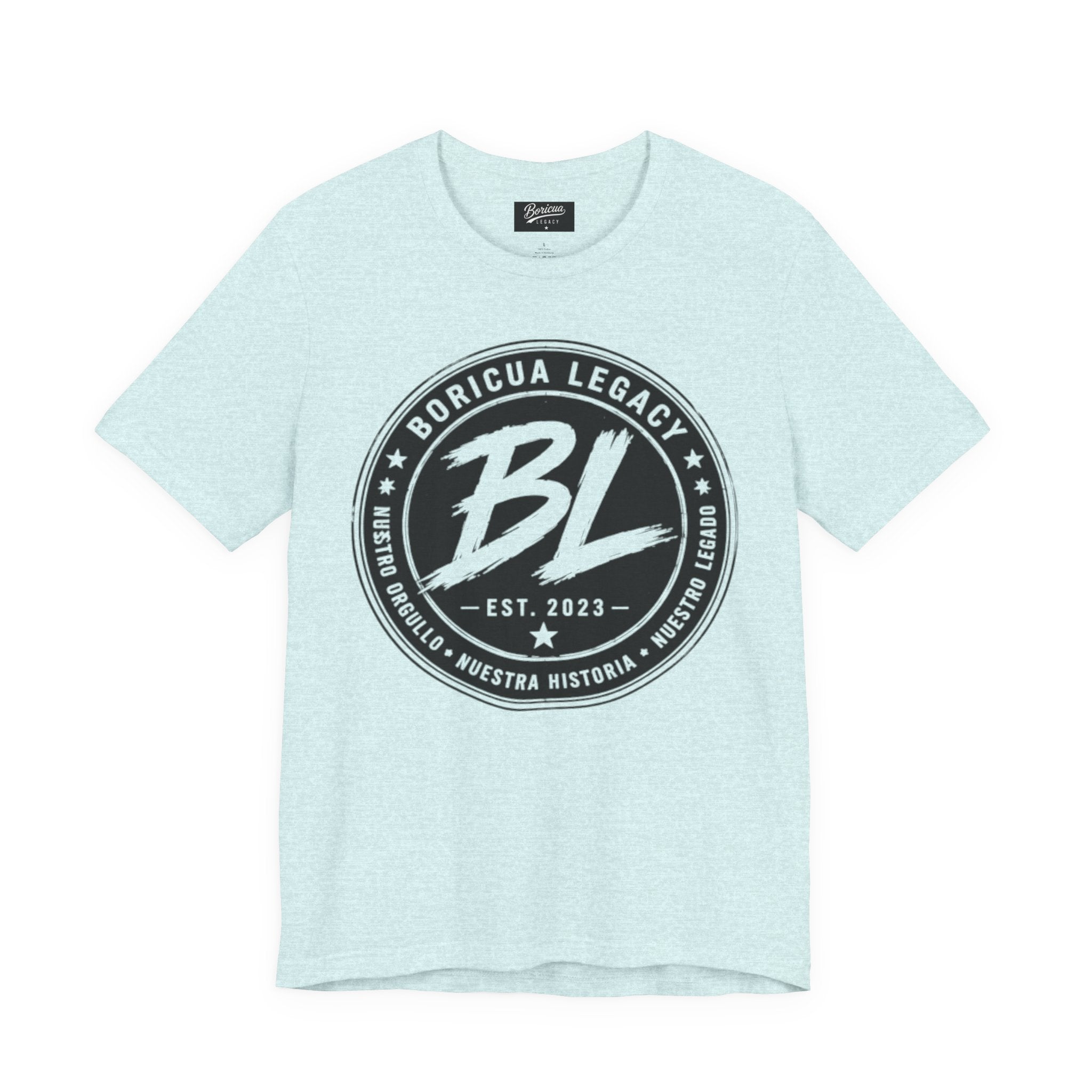 Black and White Logo Boricua Legacy