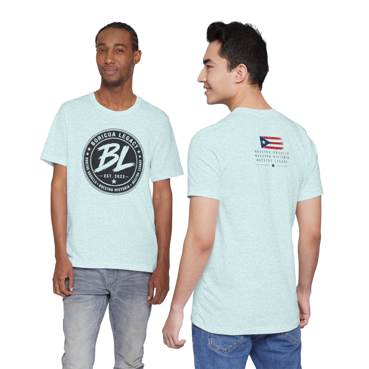 El Clásico — Boricua Legacy B&W Logo Tee