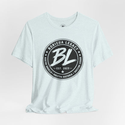 El Clásico — Boricua Legacy B&W Logo Tee