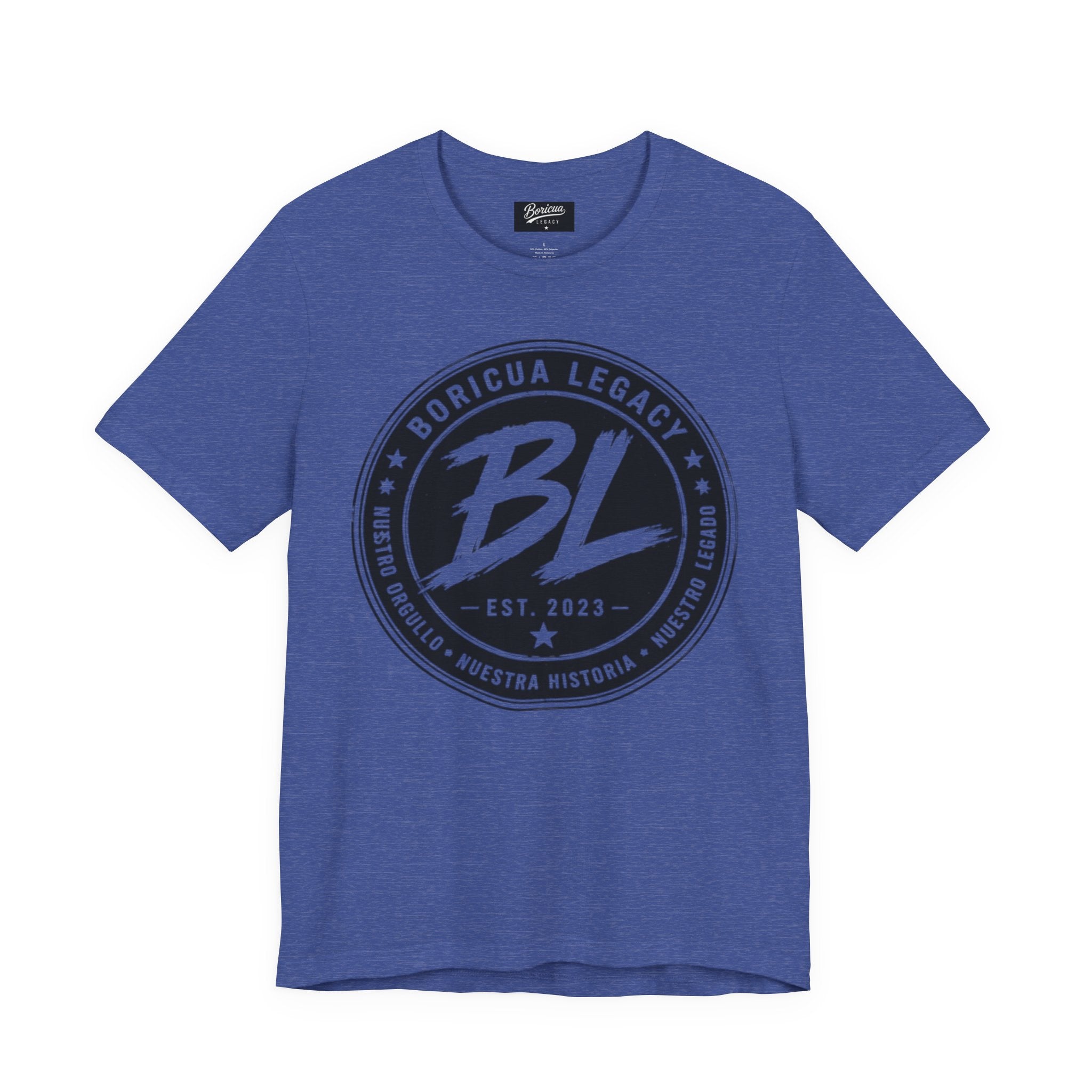 Black and White Logo Boricua Legacy
