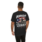Boricua Legacy T‑Shirt — Puerto Rico Flag Castillo Graphic Tee