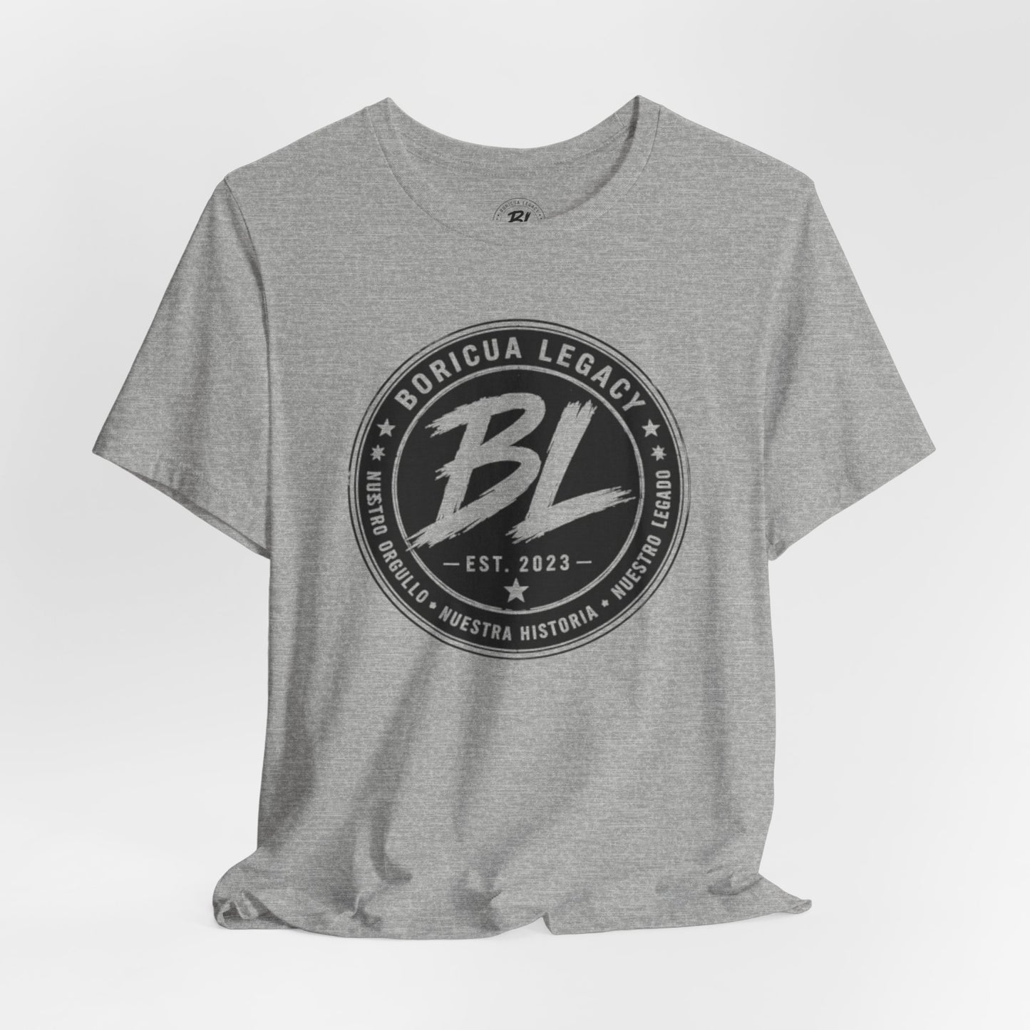 El Clásico — Boricua Legacy B&W Logo Tee