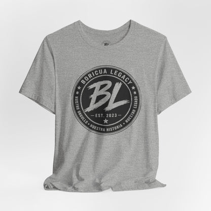 El Clásico — Boricua Legacy B&W Logo Tee