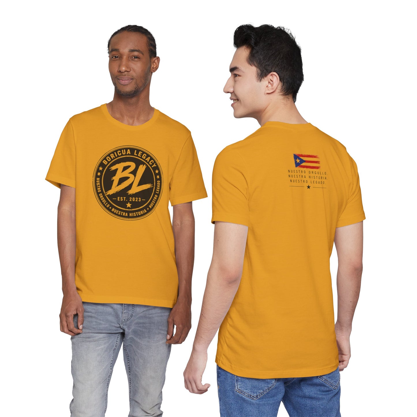 El Clásico — Boricua Legacy B&W Logo Tee