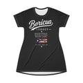 Boricua Legacy T-Shirt Dress – Puerto Rican Flag Graphic & "Nuestro Legado" Design