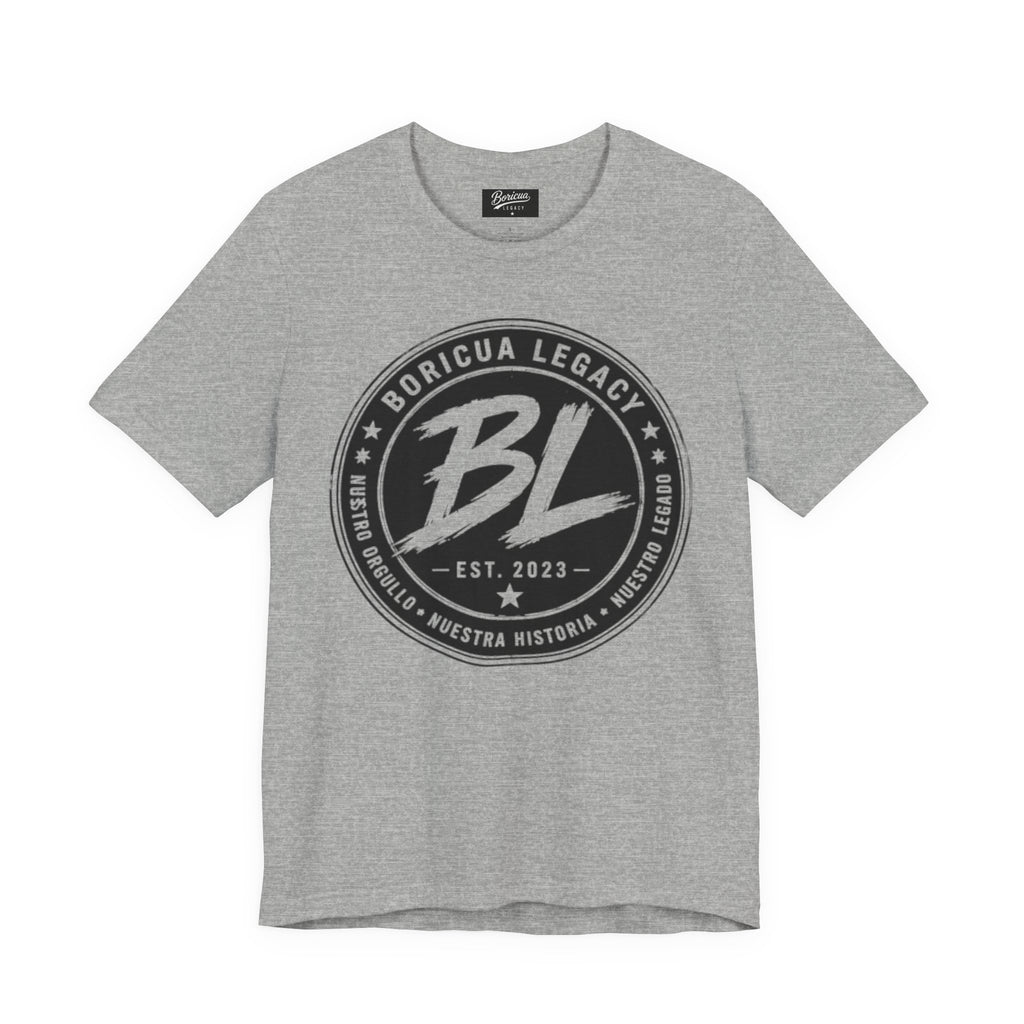 Black and White Logo Boricua Legacy