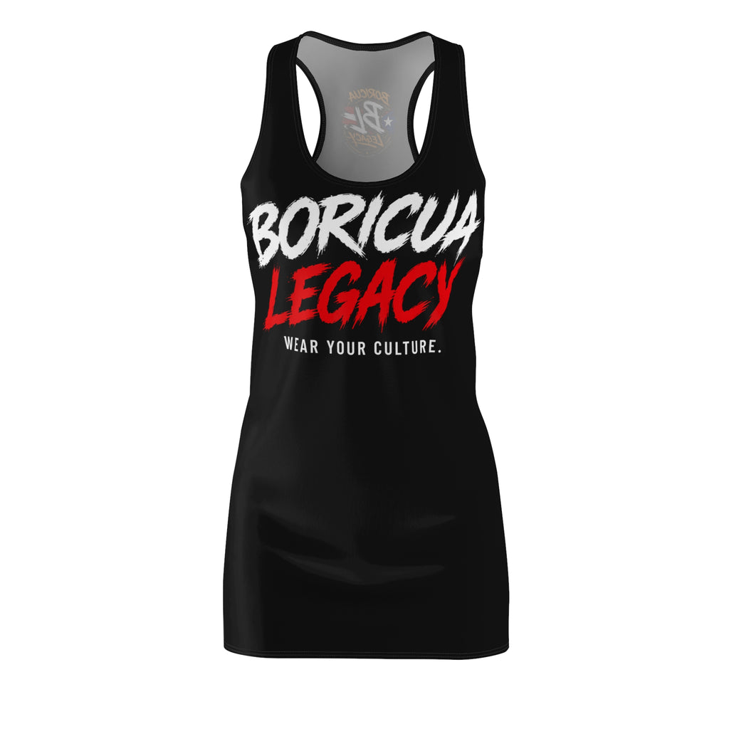 Racerback Dress — "Boricua Legacy" Puerto Rican Pride Dress