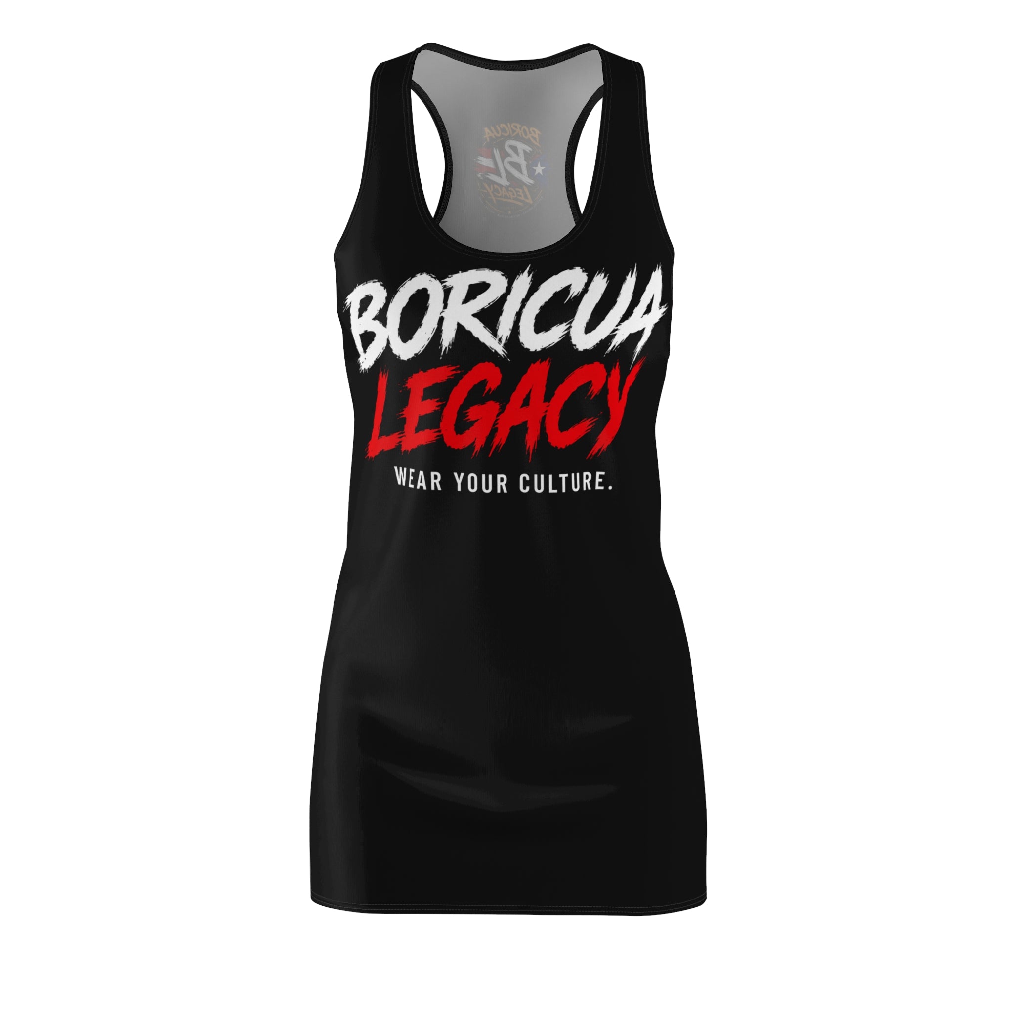 Racerback Dress — "Boricua Legacy" Puerto Rican Pride Dress