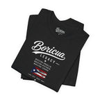 Boricua Legacy T-Shirt — Puerto Rican Pride Tee with Flag and Spanish Motto