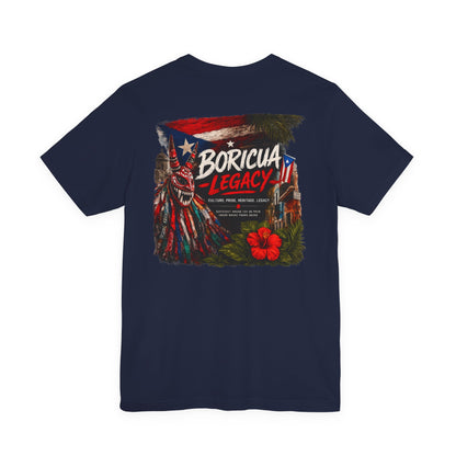 Boricua Legacy T-Shirt — Puerto Rican Vejigante Graphic Tee