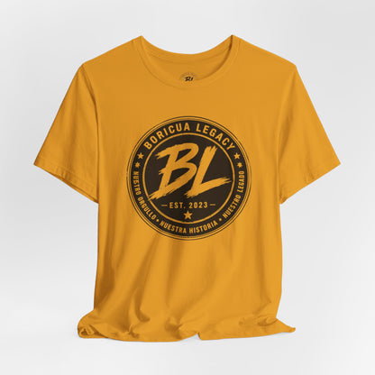 El Clásico — Boricua Legacy B&W Logo Tee