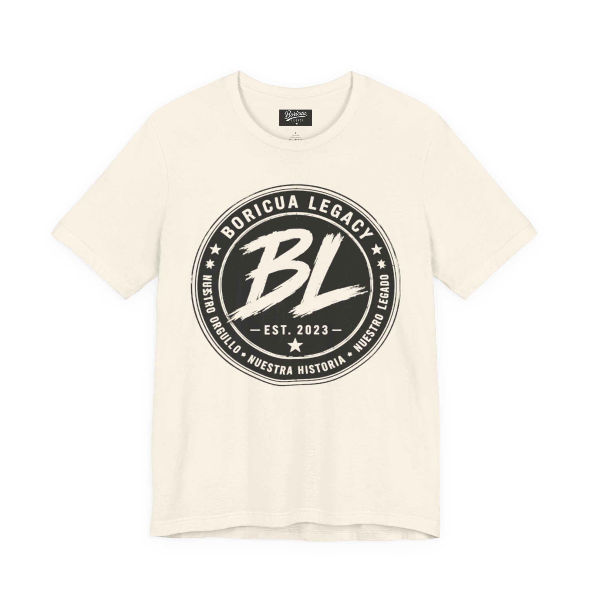 Black and White Logo Boricua Legacy