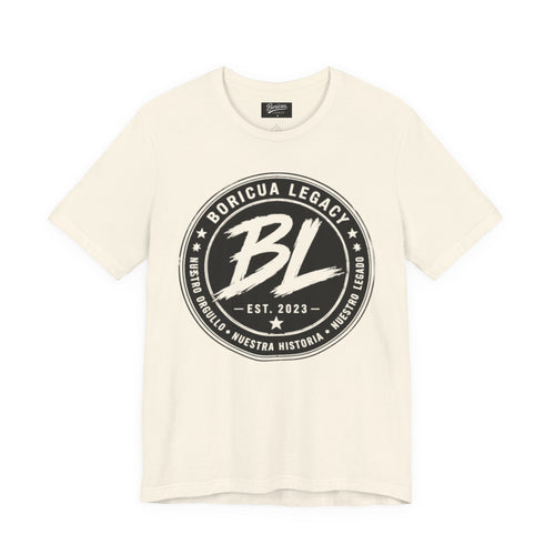 Boricua Legacy BL Logo T-Shirt — Puerto Rican Flag Heritage Tee
