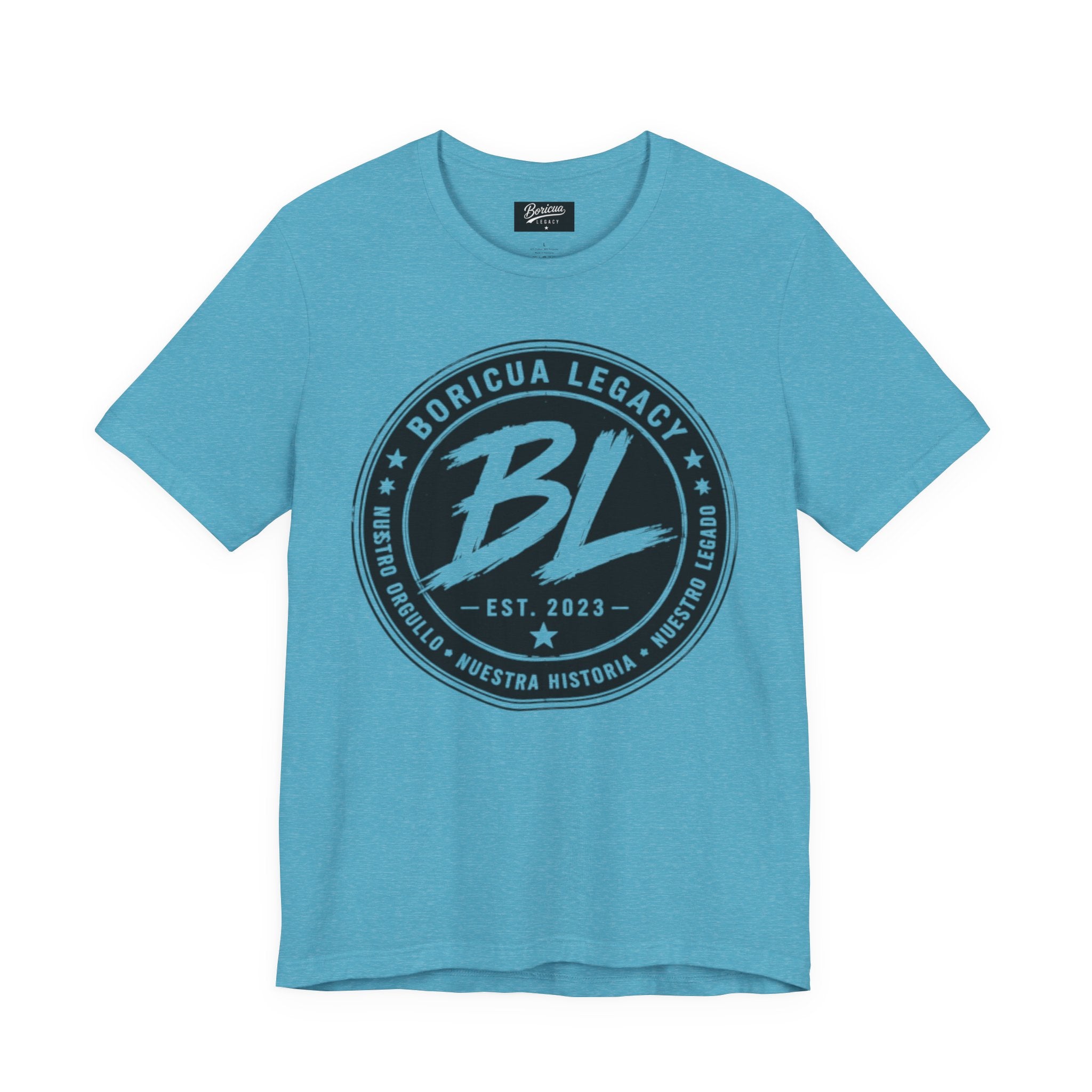 Black and White Logo Boricua Legacy