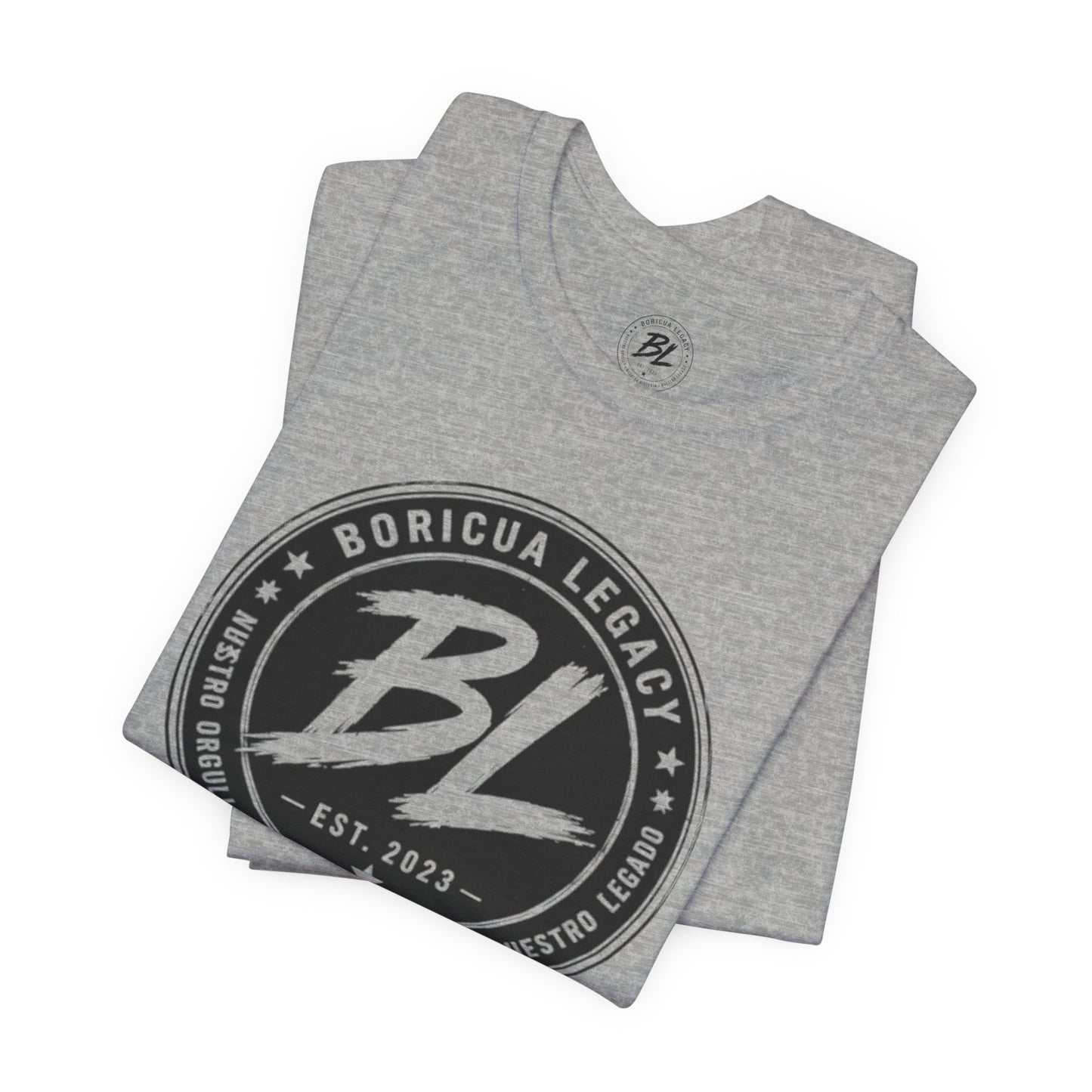 El Clásico — Boricua Legacy B&W Logo Tee