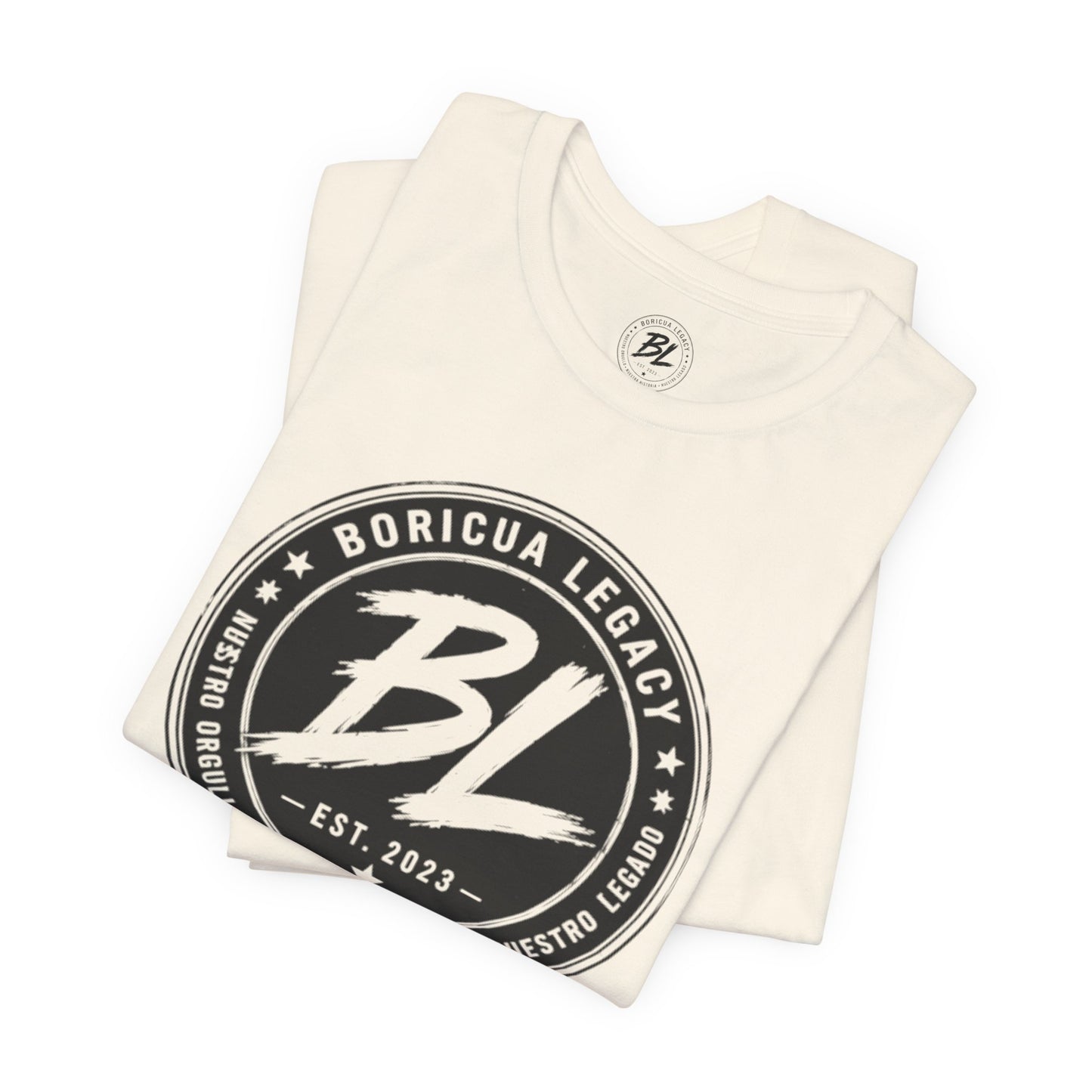 El Clásico — Boricua Legacy B&W Logo Tee