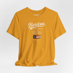 Boricua Legacy T-Shirt — Puerto Rican Pride Tee with Flag and Spanish Motto