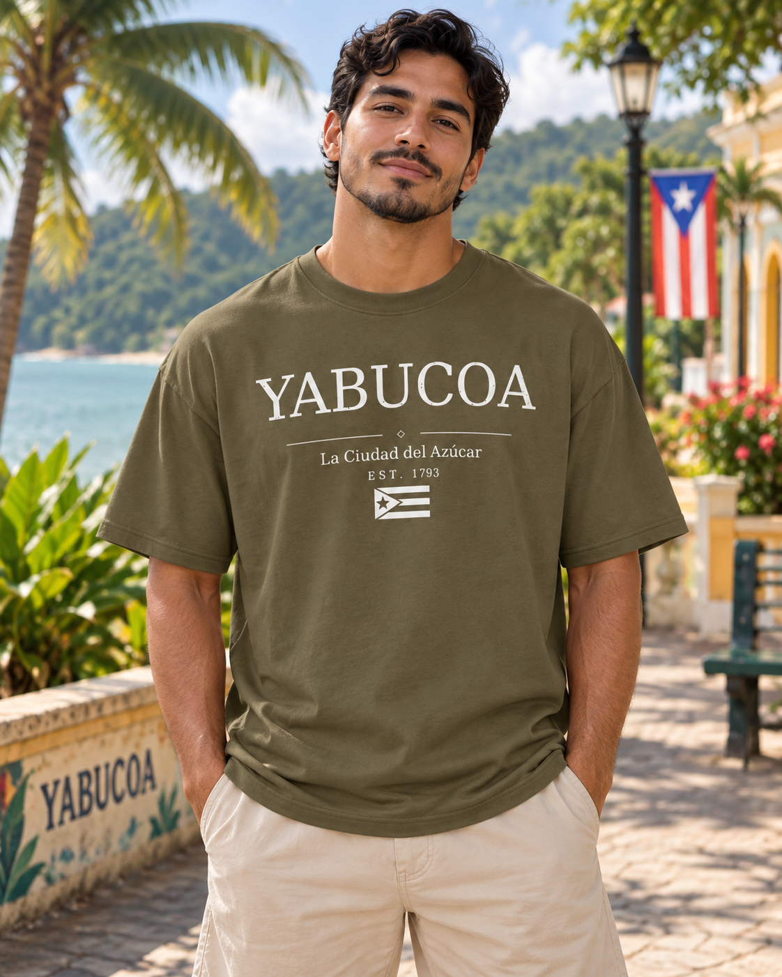 Yabucoa Puerto Rico Tee – Boricua Legacy Puerto Rican apparel product photo