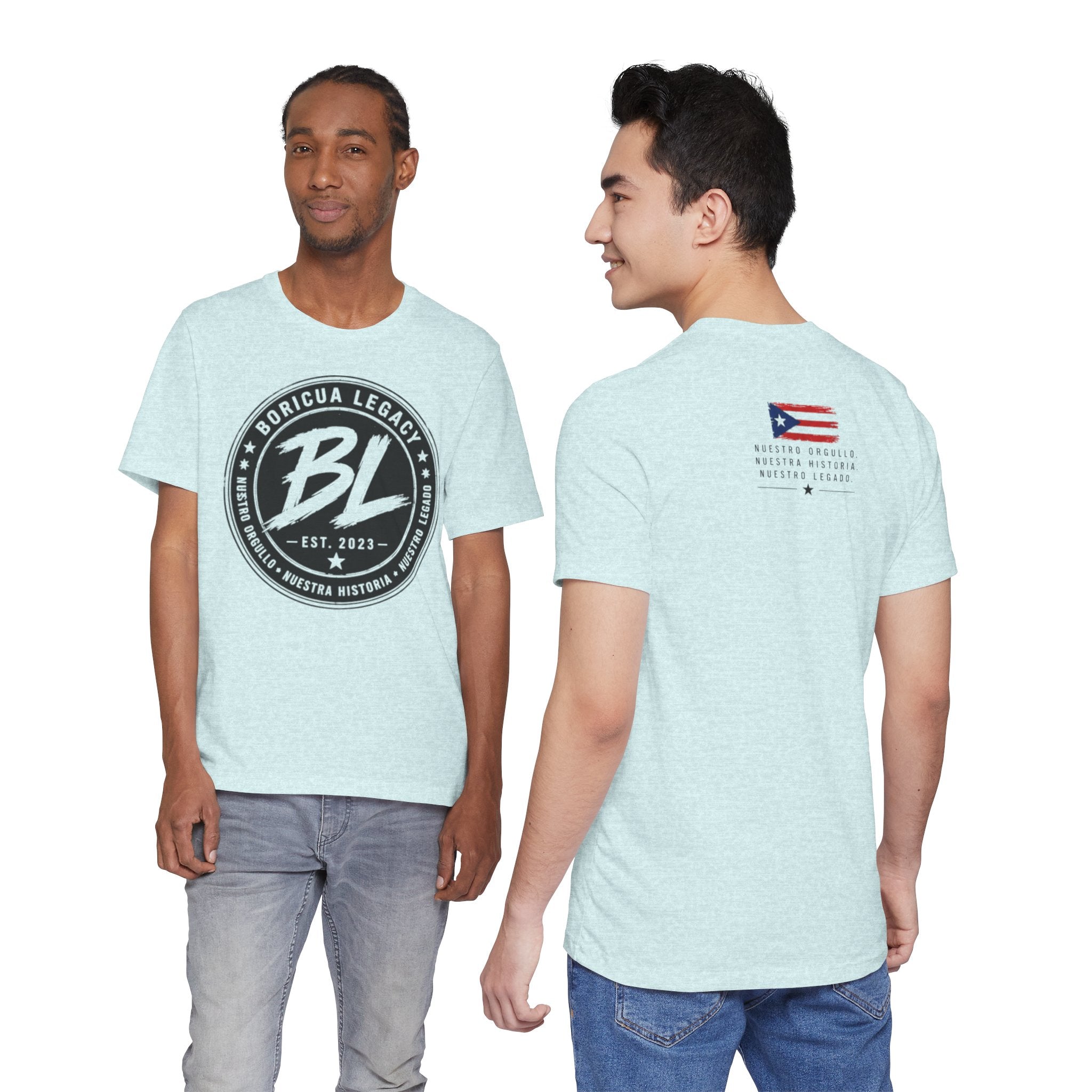 Black and White Logo Boricua Legacy
