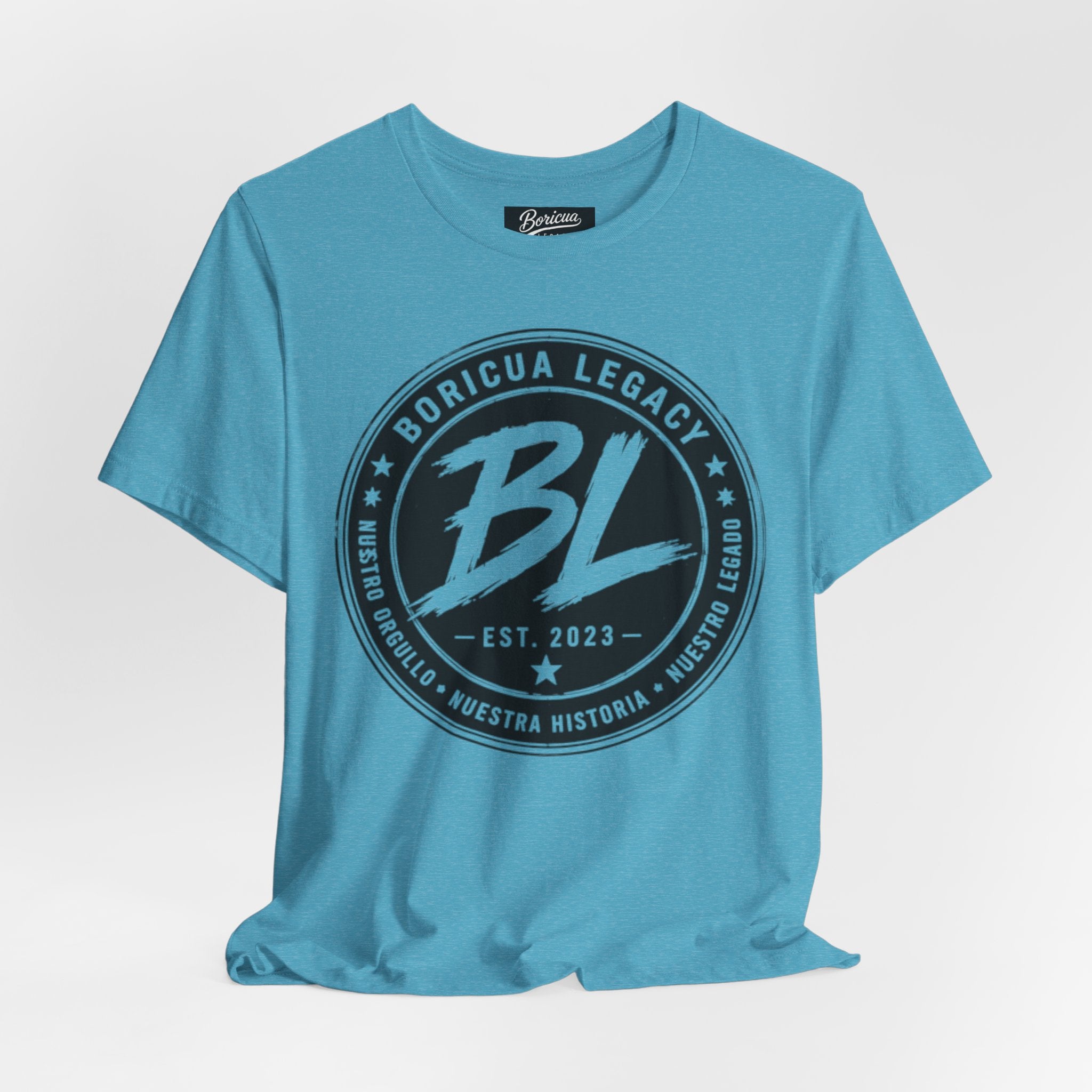 Black and White Logo Boricua Legacy