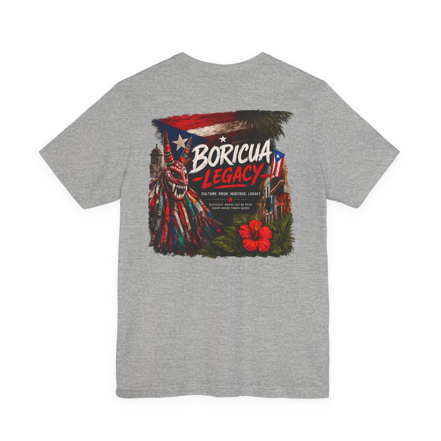 Boricua Legacy T-Shirt — Puerto Rican Vejigante Graphic Tee