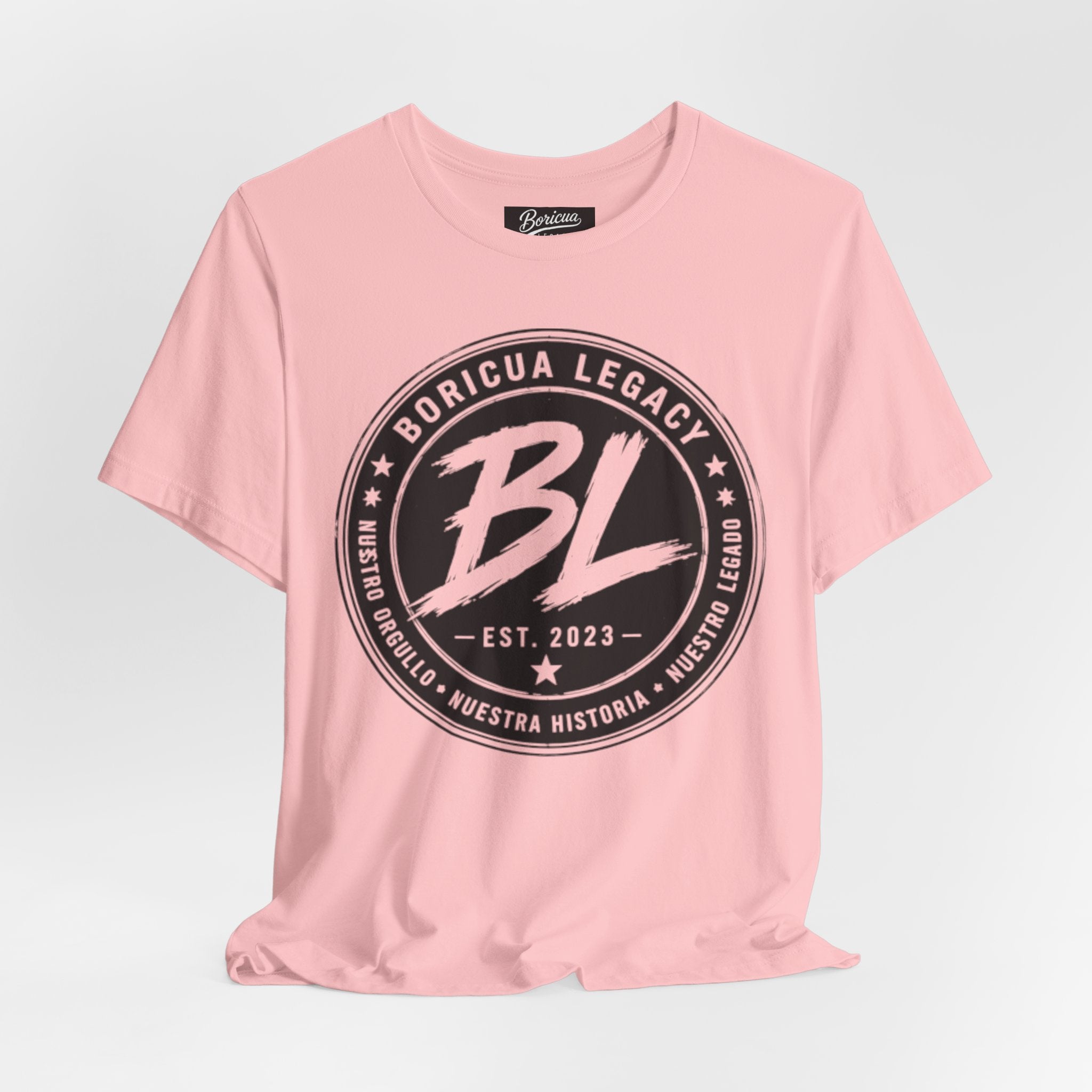 Black and White Logo Boricua Legacy