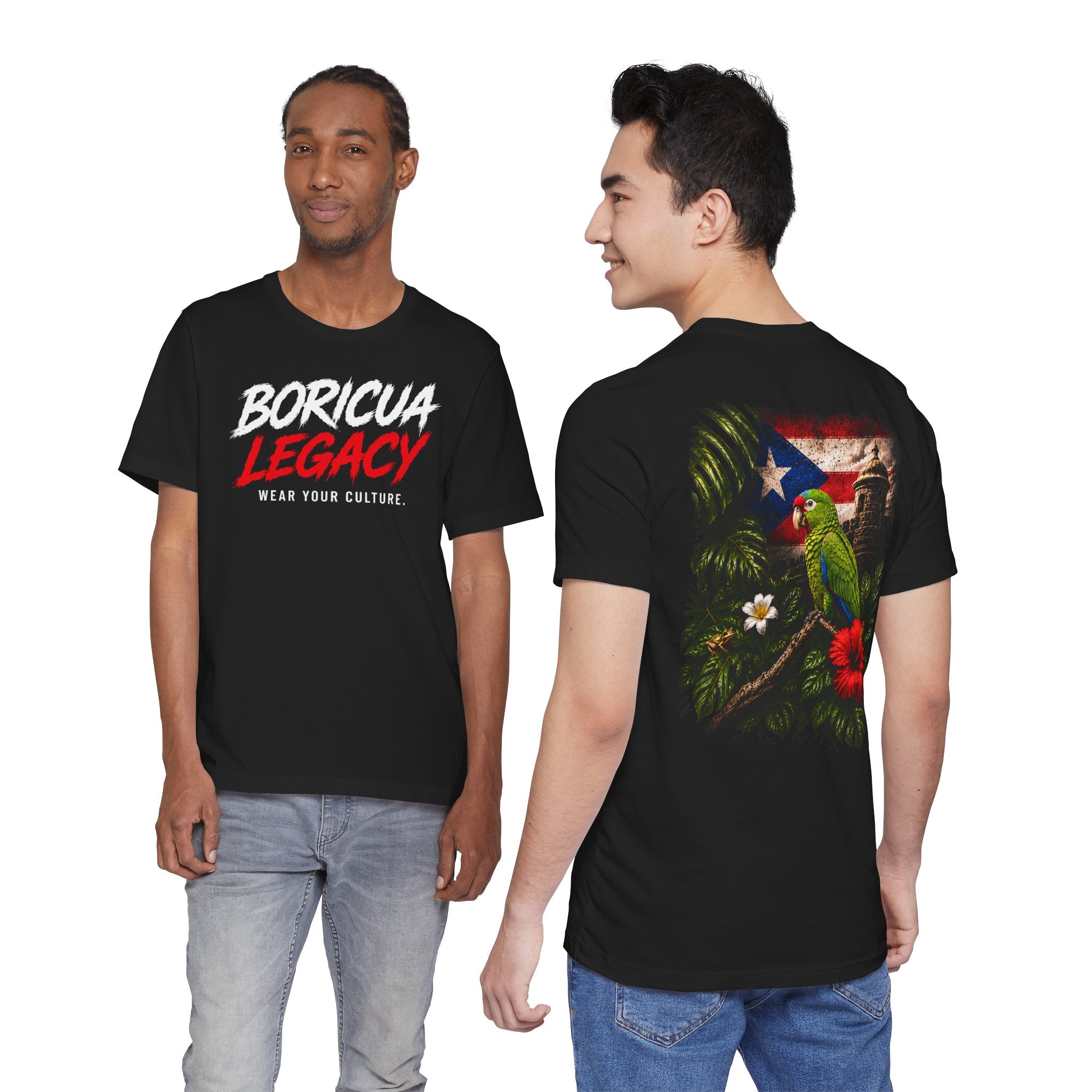 Puerto Rico Parrot "LEGACY" Graphic T-Shirt – Boricua Legacy