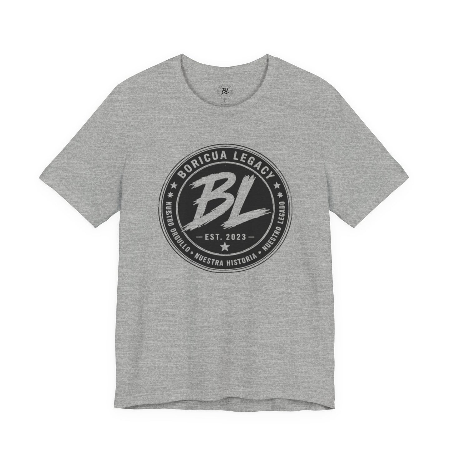El Clásico — Boricua Legacy B&W Logo Tee