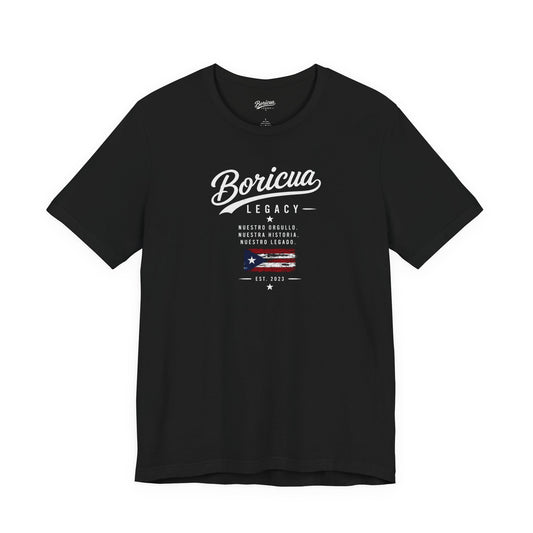 La Bandera — Puerto Rican Pride Tee — Boricua Legacy Puerto Rican apparel