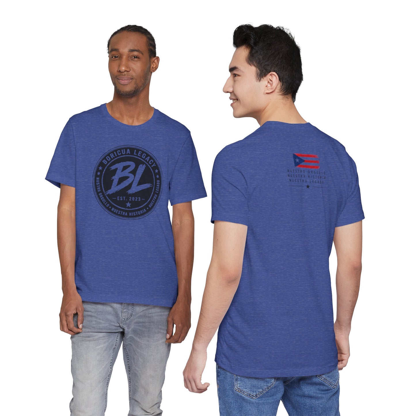 El Clásico — Boricua Legacy B&W Logo Tee