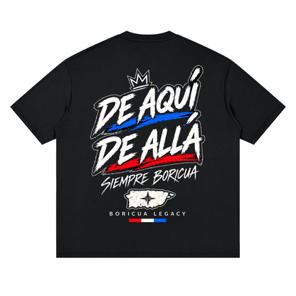 De Aquí De Allá Tee – Boricua Legacy Puerto Rican apparel product photo
