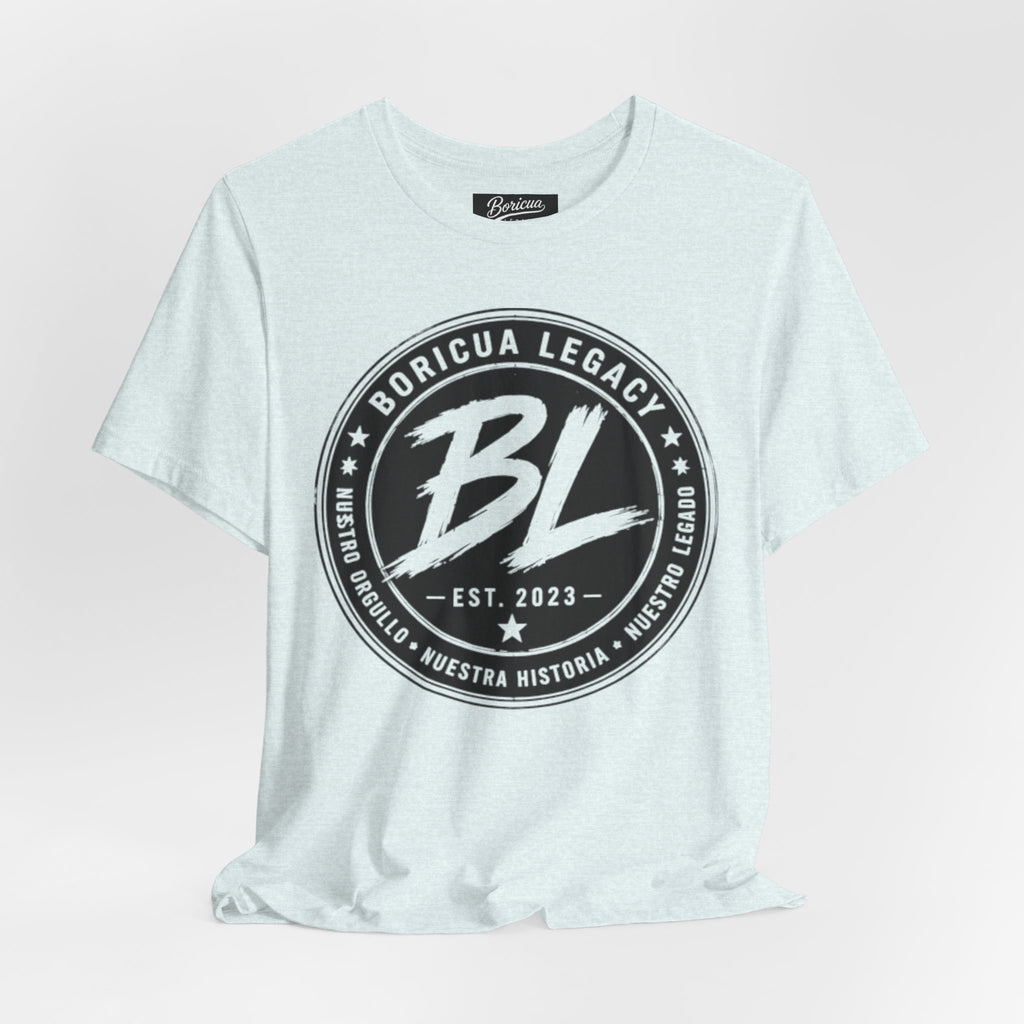 Black and White Logo Boricua Legacy