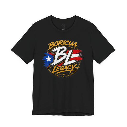 La Marca — Boricua Legacy Logo Tee — Boricua Legacy Puerto Rican apparel