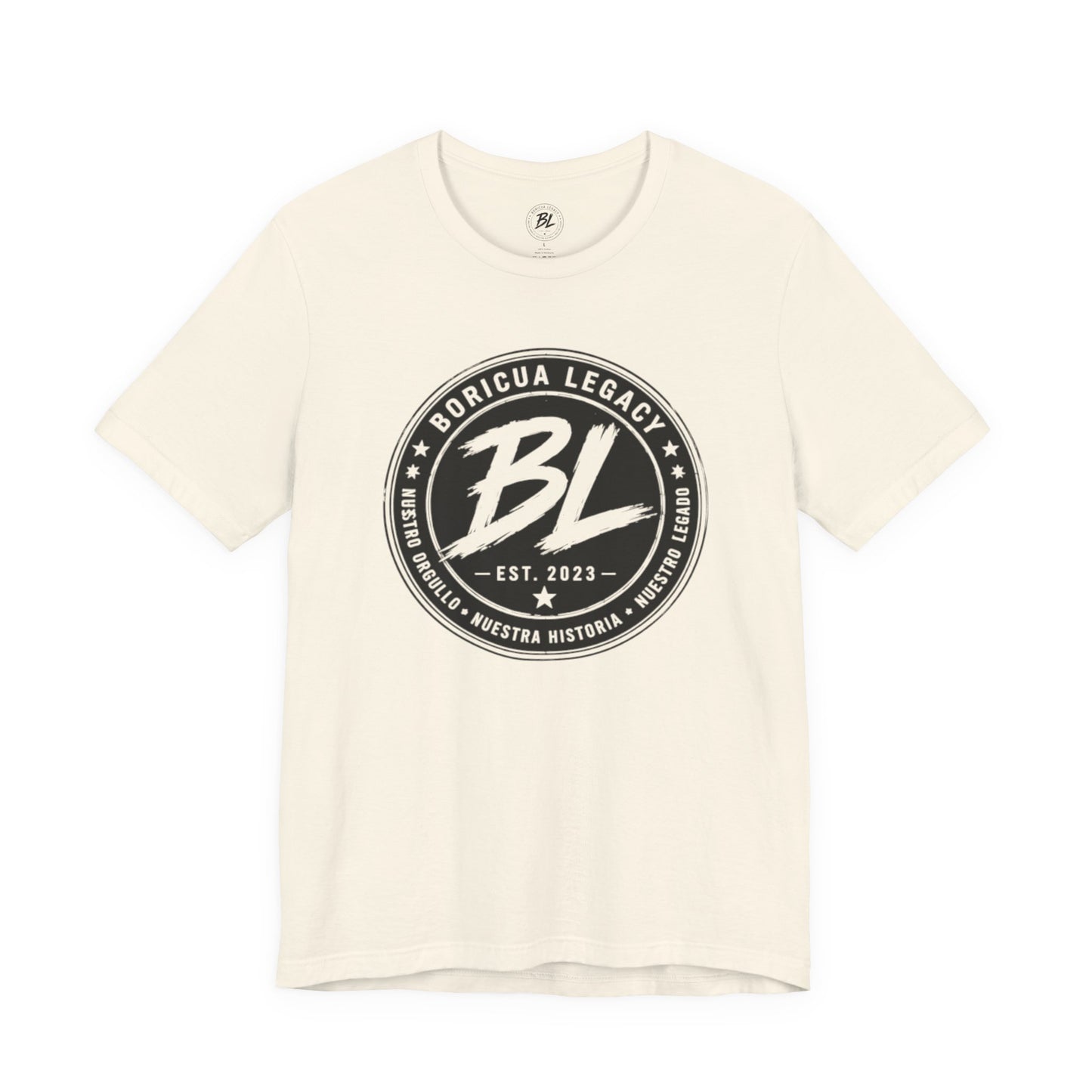 El Clásico — Boricua Legacy B&W Logo Tee