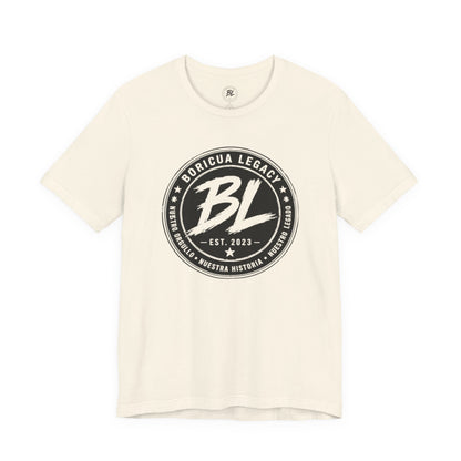 El Clásico — Boricua Legacy B&W Logo Tee