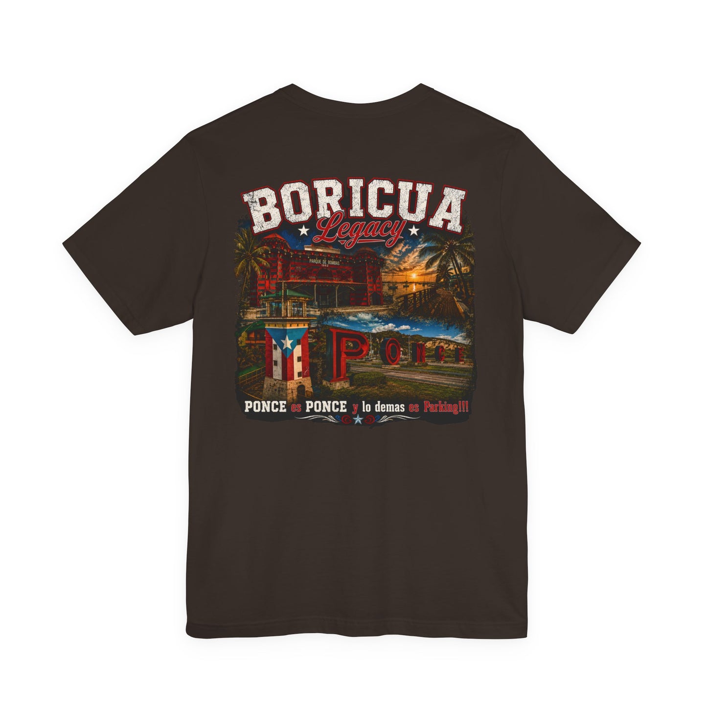 Boricua Legacy Puerto Rico Tee — Ponce Vintage Beach Graphic Shirt — Boricua Legacy Puerto Rican apparel