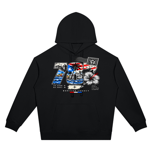 787 Hoodie – Boricua Legacy Puerto Rican apparel product photo