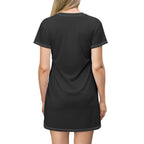Boricua Legacy T-Shirt Dress – Puerto Rican Flag Graphic & "Nuestro Legado" Design