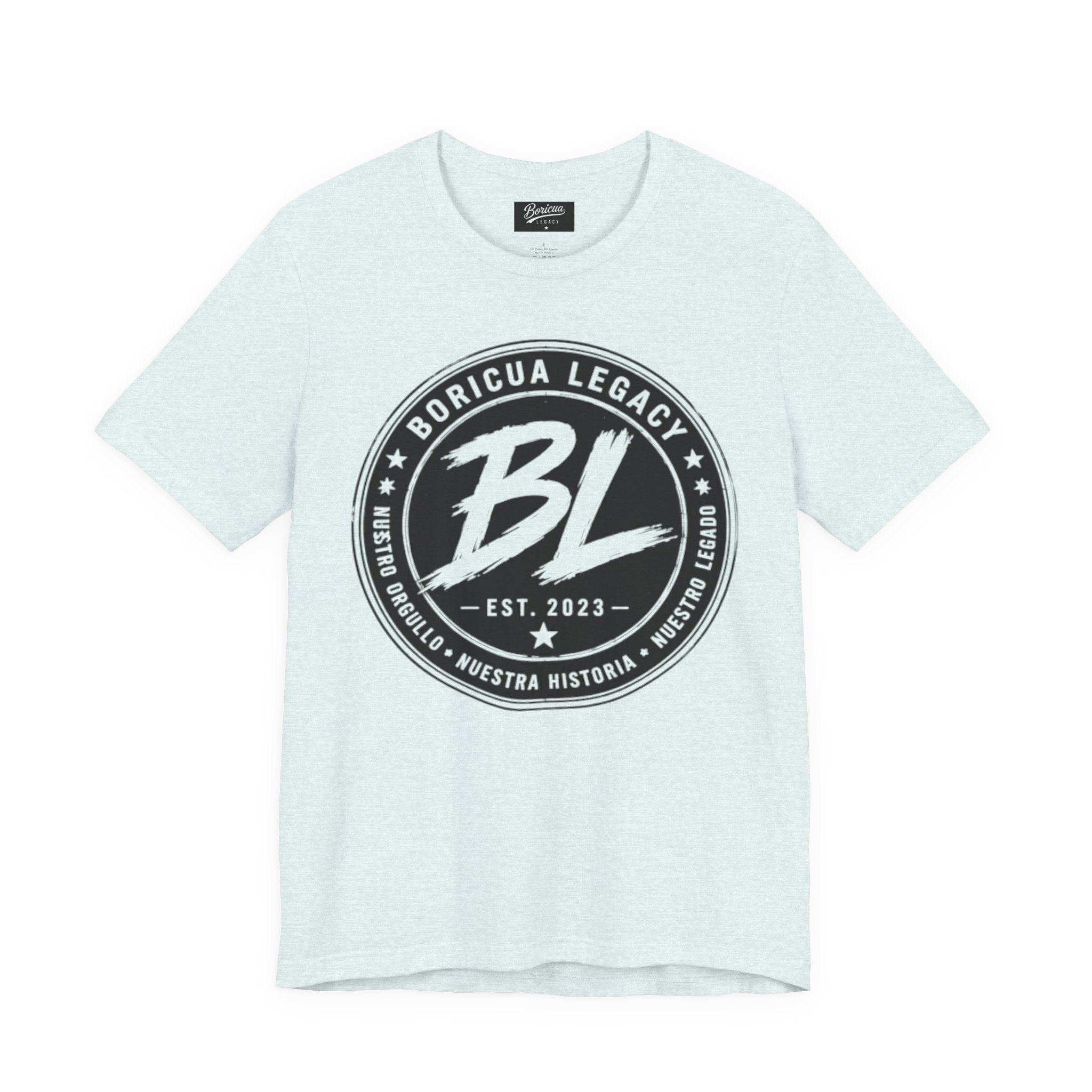 Black and White Logo Boricua Legacy
