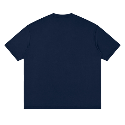 Back view of the Rincon Puerto Rico tee in Navy Blue.
