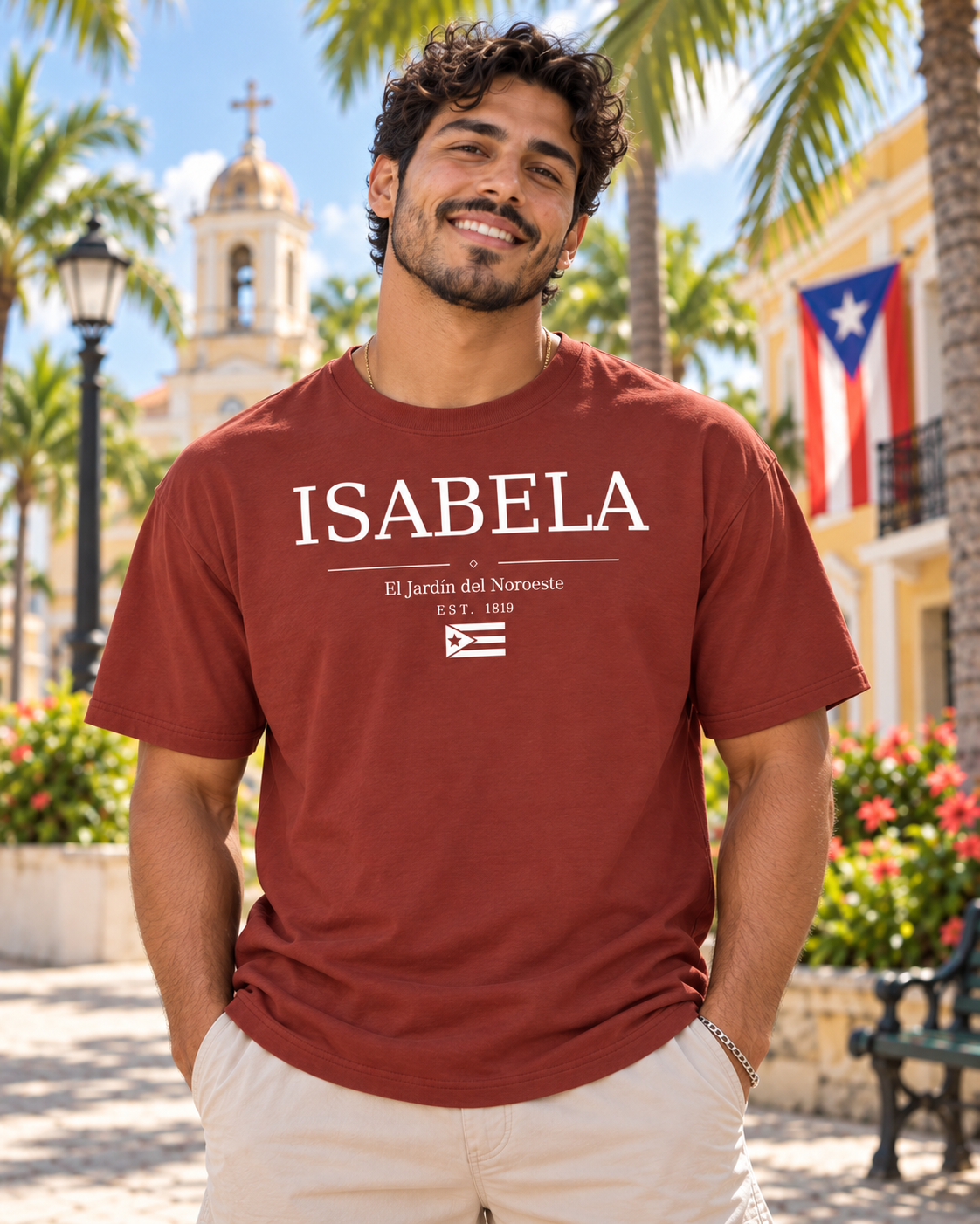 Isabela Puerto Rico Tee – Boricua Legacy Puerto Rican apparel product photo