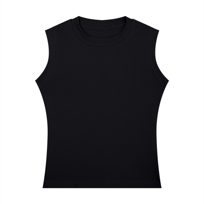Isla del Encanto Tank in black, front