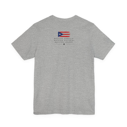 El Clásico — Boricua Legacy B&W Logo Tee