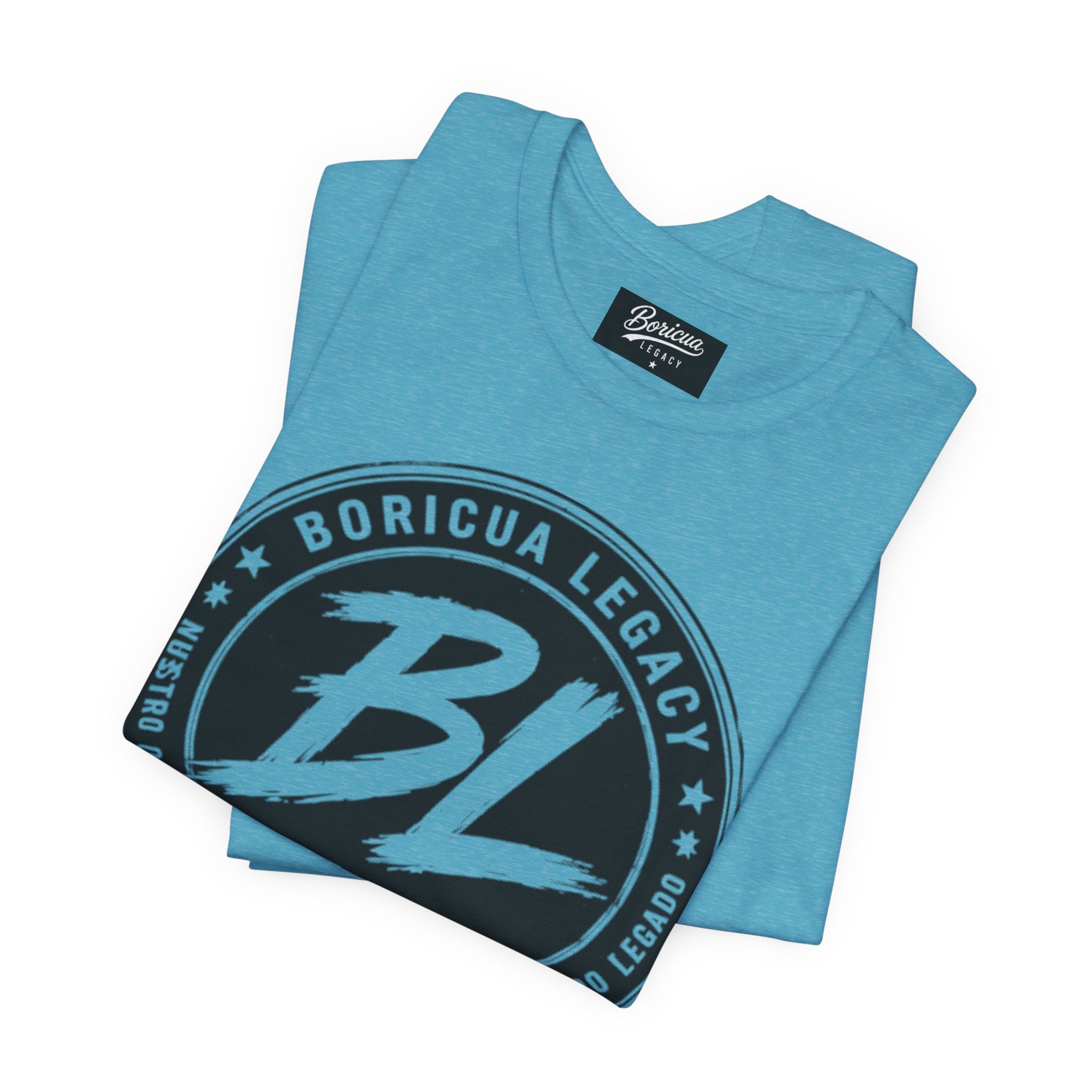 Black and White Logo Boricua Legacy