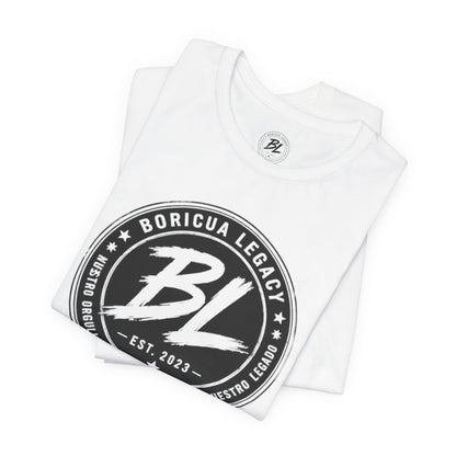El Clásico — Boricua Legacy B&W Logo Tee