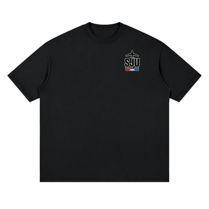 SJU Tee (Black) – Boricua Legacy Puerto Rican apparel product photo