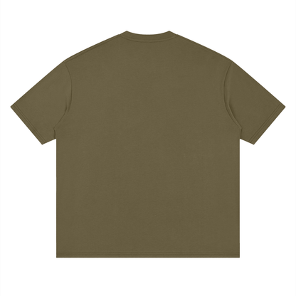 Back view of the Yabucoa Puerto Rico tee in Gray Green.